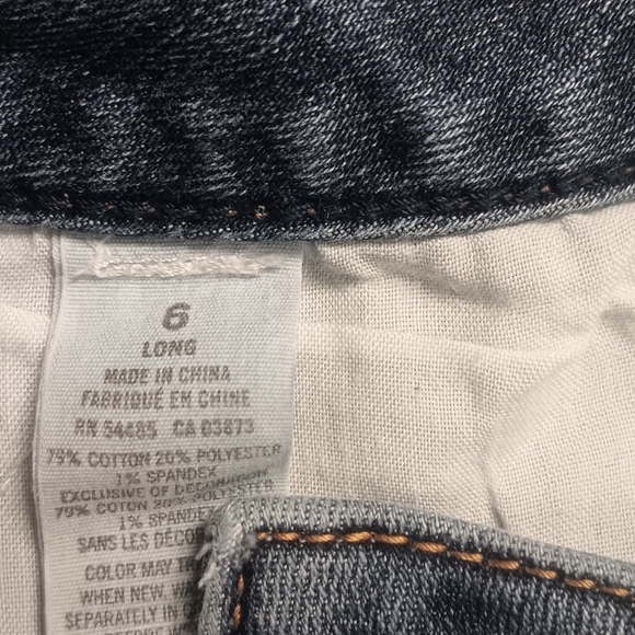 Elegant Blue Boot Cut Women's Jeans - Picture 5 of 8